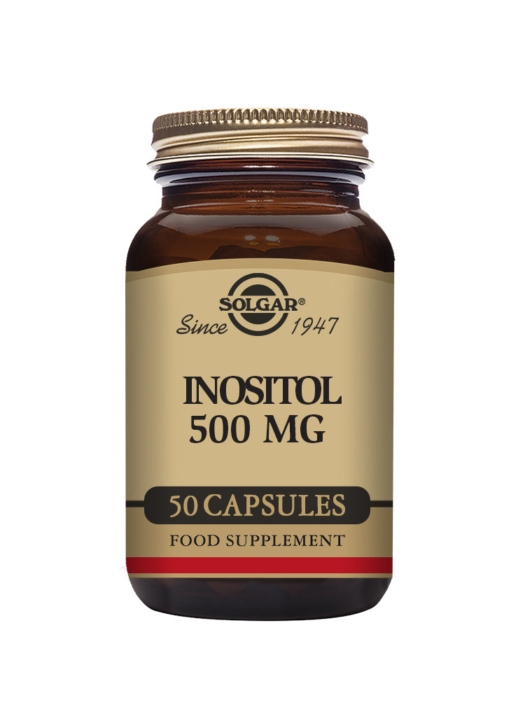Solgar® Inositol 500 mg Vegetable Capsules - Pack of 50 - Greenlands Health Store