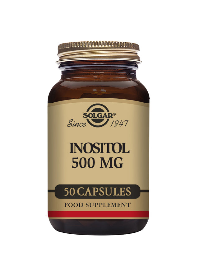 Solgar® Inositol 500 mg Vegetable Capsules - Pack of 50 - Greenlands Health Store