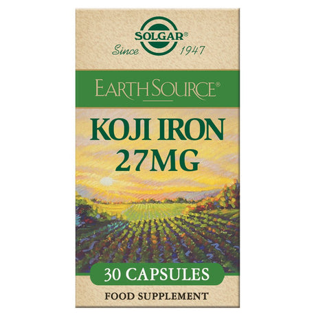 Earth Source Food Fermented Koji Iron 27 mg - Greenlands Health Store