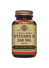 Solgar® Natural Source Vitamin E 268 mg (400 IU) Softgels - Greenlands Health Store