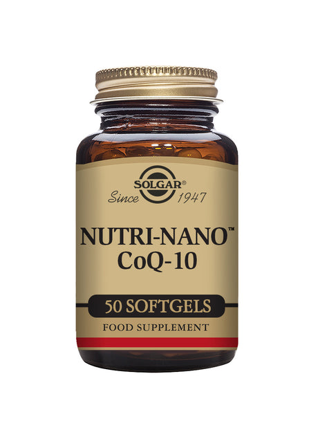 Solgar® Nutri-Nano CoQ-10 3.1x Softgels - Pack of 50 - Greenlands Health Store