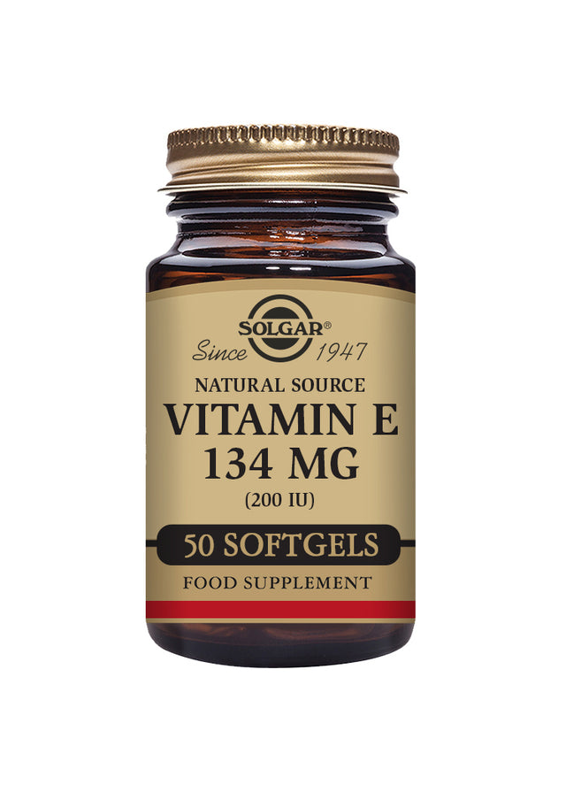 Solgar® Natural Source Vitamin E 134 mg (200 IU) Softgels - Greenlands Health Store