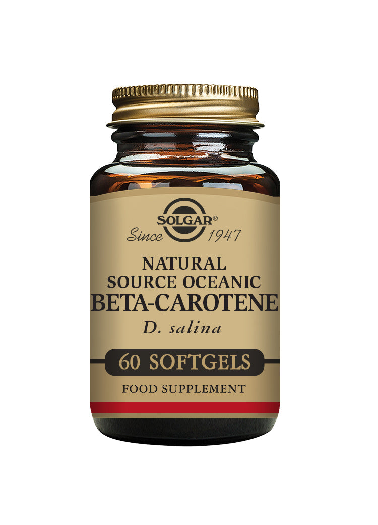 Solgar® Natural Source Oceanic Beta Carotene Softgels - Greenlands Health Store