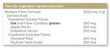 Solgar® Multiple Fibre Formula Vegetable Capsules - Pack of 120 - Greenlands Health Store