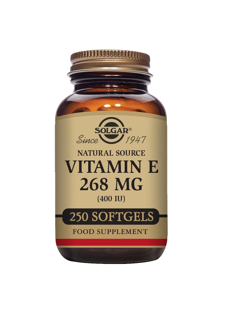Solgar® Natural Source Vitamin E 268 mg (400 IU) Softgels - Greenlands Health Store