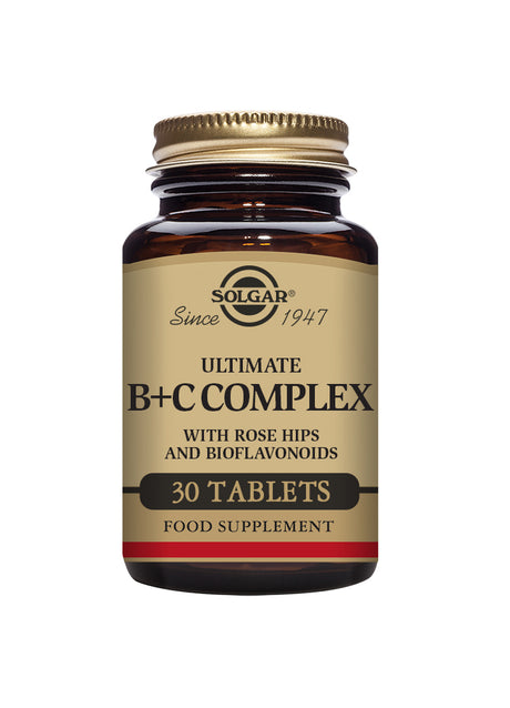 Solgar® Ultimate B+C Complex Tablets - Greenlands Health Store