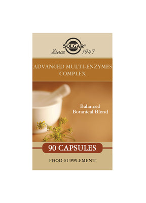 Solgar® Advanced Multi-Enzyme Complex Vegetable Capsules - Pack of 90 - Greenlands Health Store